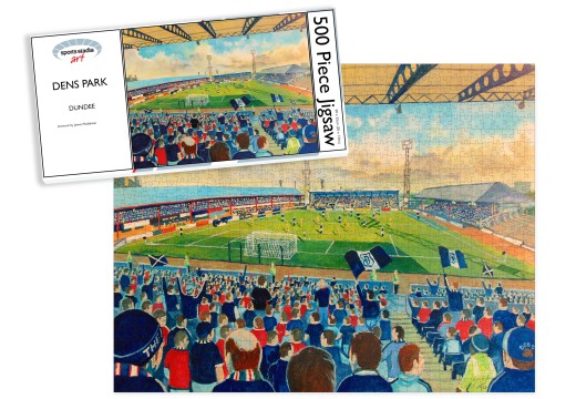 Dundee FC Dens Park Stadium Fine Art Jigsaw Puzzle 